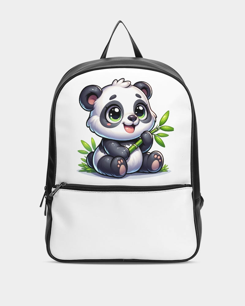 Panda Bundu Classic Faux Leather Backpack